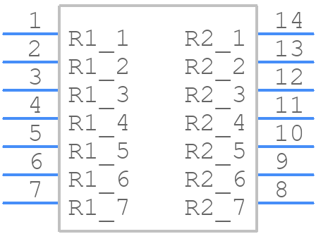 4814P-2-221LF - Bourns - PCB symbol