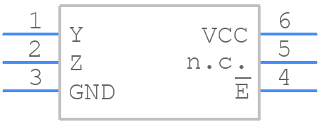 74LVC1G384GM,132 - Nexperia - PCB symbol