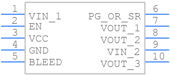 NCP45525IMNTWG-L - onsemi - PCB symbol