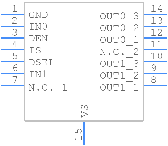 BTS70082EPZXUMA1 - Infineon - PCB symbol