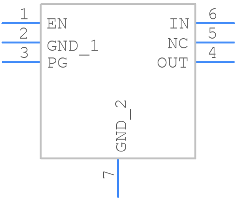 NCV8187AMN120TAG - onsemi - PCB symbol
