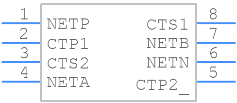 14255R-100 - Adesto Technologies - PCB symbol