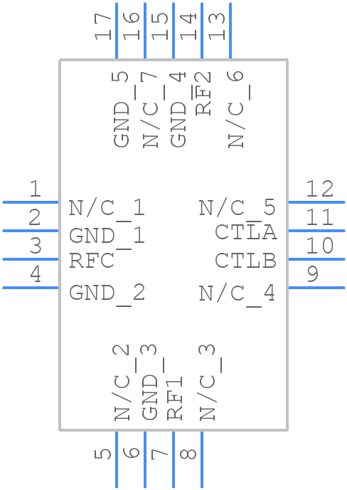CMD196C3 - Qorvo - PCB symbol
