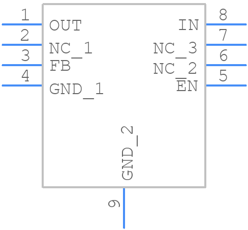 LD59100PUR - STMicroelectronics - PCB symbol