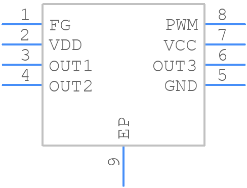 MTD6501G-LC1 - Microchip - PCB symbol