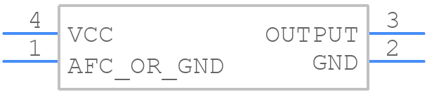 7Z38470005 - TXC CORPORATION - PCB symbol