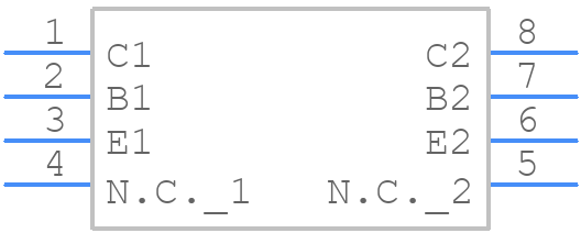SSM2210PZ - Analog Devices - PCB symbol