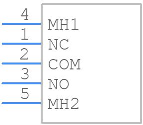 400MSP1R6BLKVS2QE - E-Switch - PCB symbol