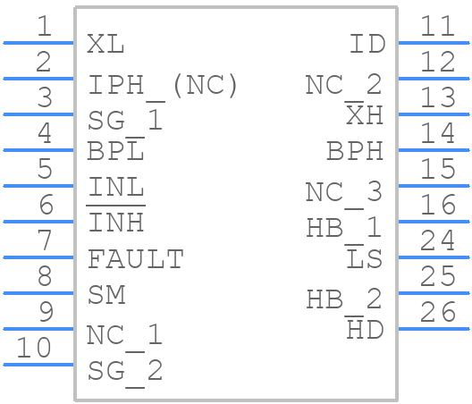 BRD1167C-TL - Power Integrations - PCB symbol