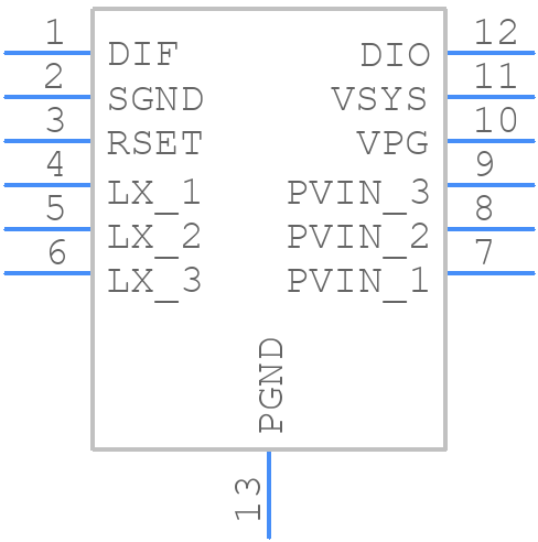 P9148NRGI8 - Renesas Electronics - PCB symbol