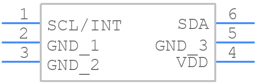 TLE493DW2B6A3HTSA1 - Infineon - PCB symbol