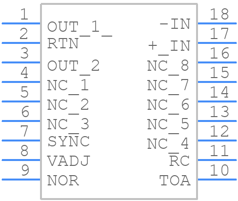 PKR2111ASI - Flex Power Modules - PCB symbol
