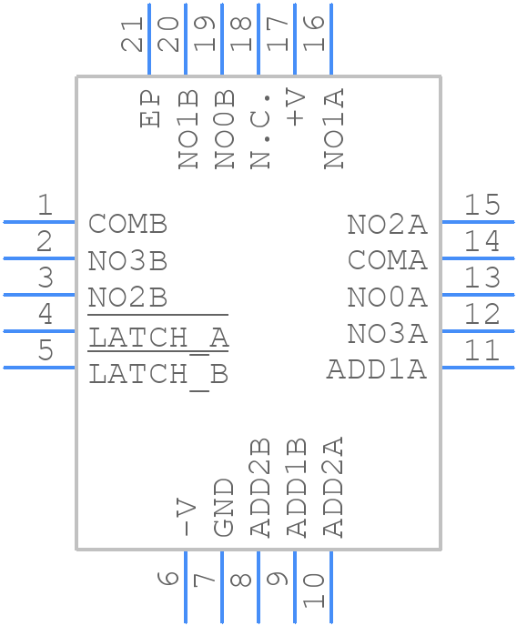 ISL43841IR-T - Renesas Electronics - PCB symbol