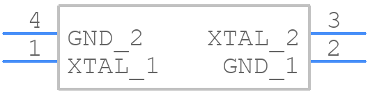 ABM3B-24.576MHZ-10-1-U-T - ABRACON - PCB symbol