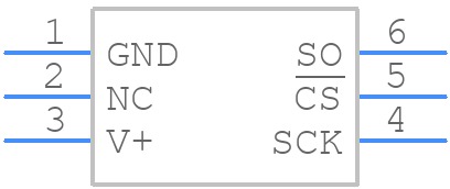 TMP123AIDBVRG4 - Texas Instruments - PCB symbol