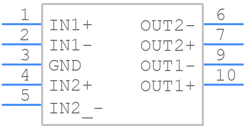 SP5003-04TTG - LITTELFUSE - PCB symbol