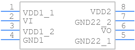 ADUM1100AR-RL7 - Analog Devices - PCB symbol