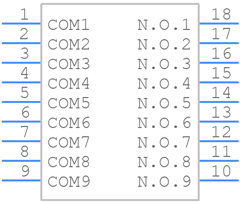 A6SN-9102-P - OMRON Electronics - PCB symbol