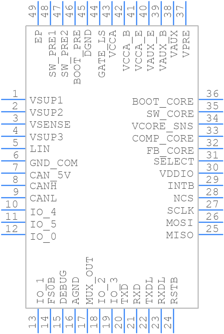MC33907LAE - NXP - PCB symbol