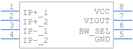 ACS722LLCTR-40AU-T - Allegro Microsystems - PCB symbol