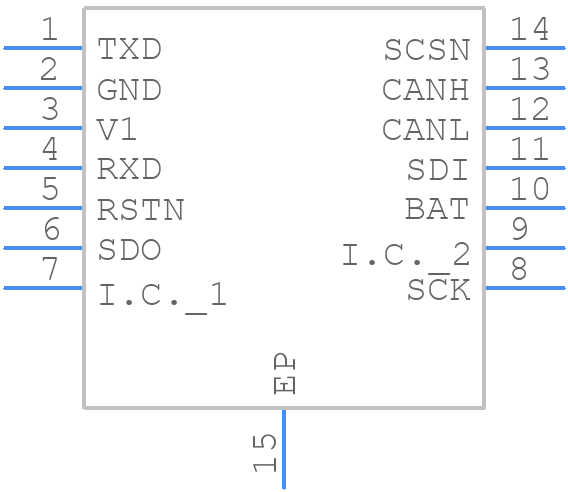 UJA1164ATK - NXP - PCB symbol