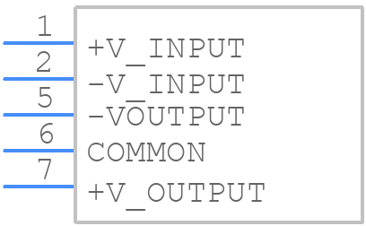 AM1D-0505DH52Z - aimtec - PCB symbol