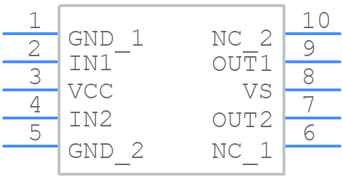 LB1638MC-AH - onsemi - PCB symbol