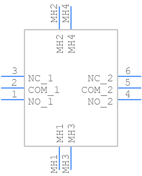 M2022TXG13-DC - NKK Switches - PCB symbol