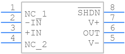 LTC6268HS8-10#PBF - Analog Devices - PCB symbol