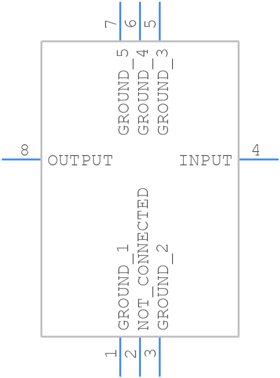 TBP-154+ - Mini-Circuits - PCB symbol