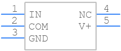 TS5A4597DBVR - Texas Instruments - PCB symbol