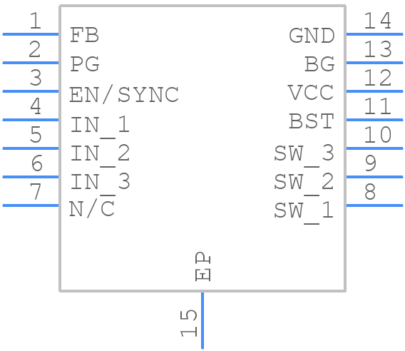 MP38891DL-LF-P - Monolithic Power Systems (MPS) - PCB symbol