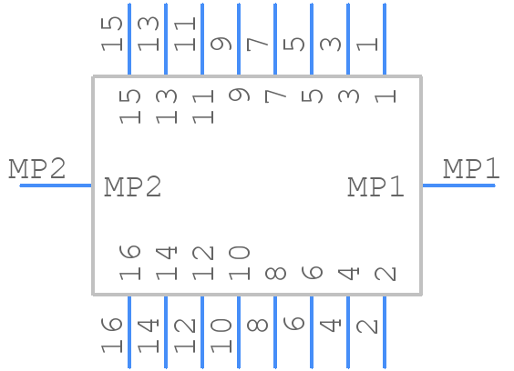 505433-1641 - Molex - PCB symbol