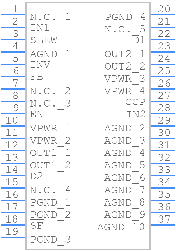 MC33926AES - NXP - PCB symbol