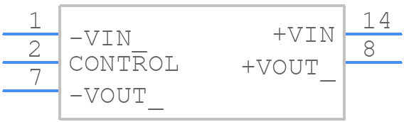 LDU0830S350 - XP POWER - PCB symbol
