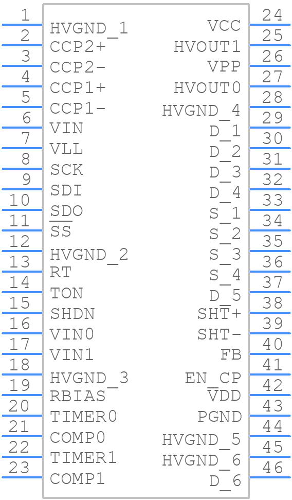 HV56020T-V/KXX - Microchip - PCB symbol