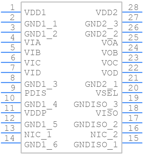 ADUM6420ABRNZ5 - Analog Devices - PCB symbol