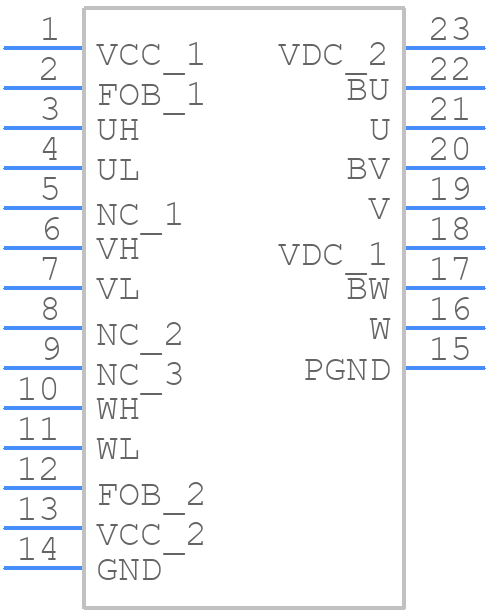 BM6242FS-E2 - ROHM Semiconductor - PCB symbol