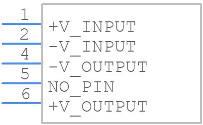 EC1SA04N - Cincon - PCB symbol