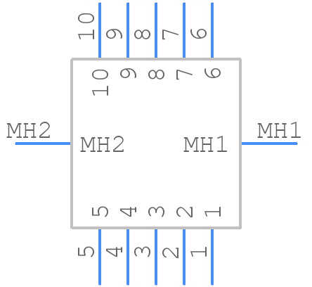 0430451024 - Molex - PCB symbol