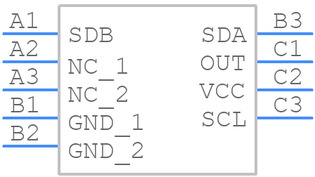 IS31FL3190-UTLS2-TR - Lumissil Microsystems - PCB symbol