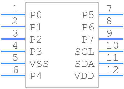 PCA9571GUX - NXP - PCB symbol