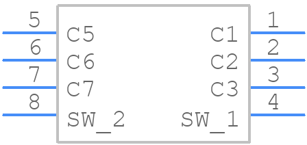 CCM03-3013LFT R102 - C & K COMPONENTS - PCB symbol