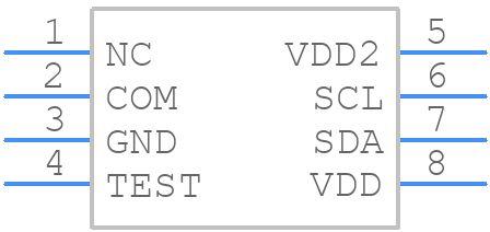 MXC62320MP - MEMSIC - PCB symbol