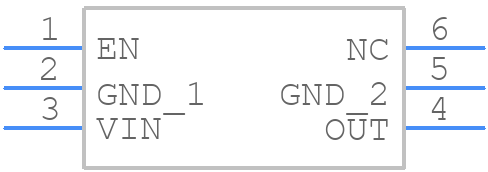 LPW5213B6F - LOWPOWER - PCB symbol