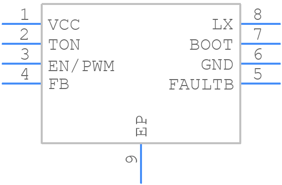 IS31LT3954-GRLS4-TR - Lumissil Microsystems - PCB symbol