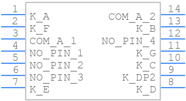 SA43-11SURKWA - Kingbright - PCB symbol