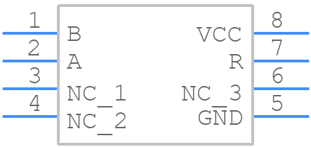 SN65LVDT2DR - Texas Instruments - PCB symbol