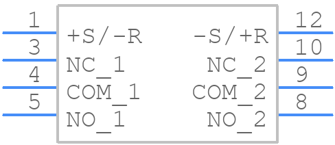 EC2-5SNJ - Yageo Group - PCB symbol