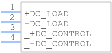 MCMX60D10 - CRYDOM - PCB symbol
